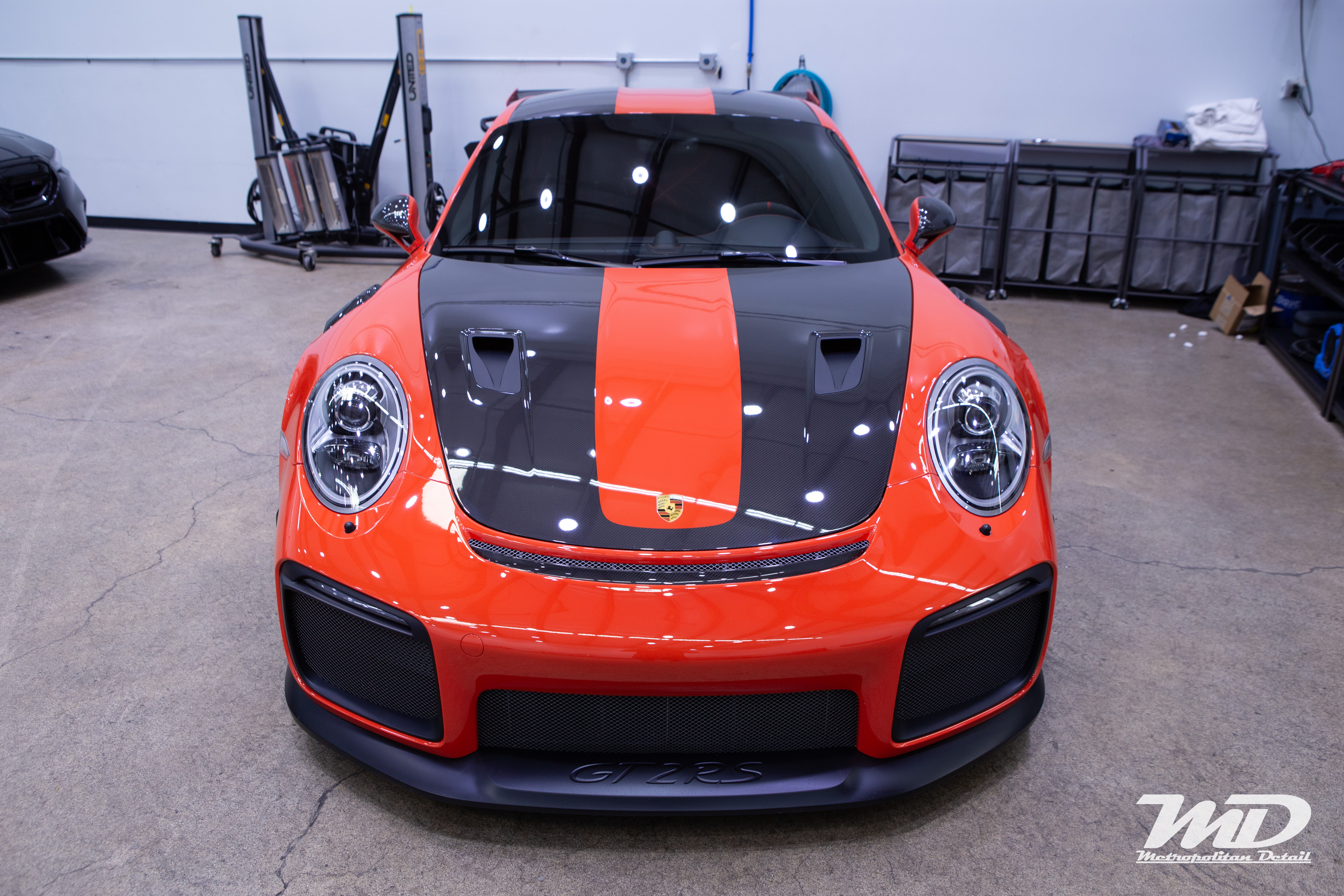 Essential Exterior detail on a Porsche GT2 RS at Metropolitan Detail in Redmond
